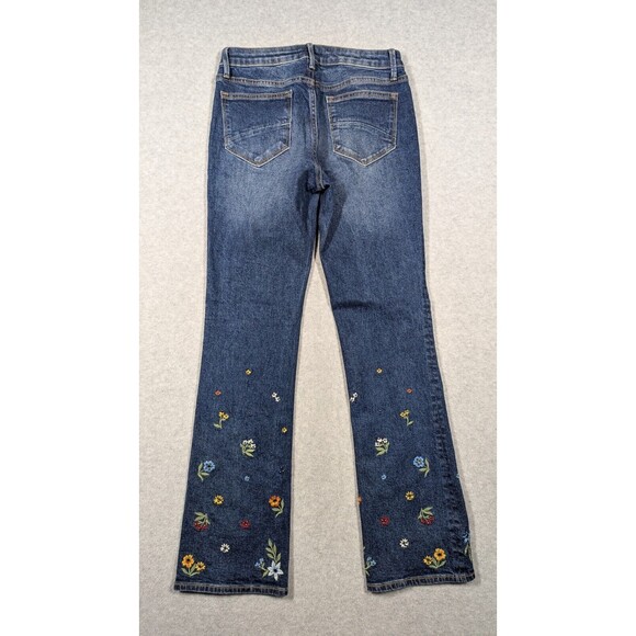 Driftwood Women Jeans Size 4x31 NWT Kelly Floral Embroidered Beaded Boot Hi Rise - Picture 4 of 12
